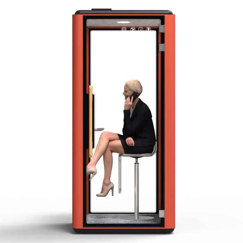 Akustická búdka v kancelárii