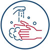 Pravidelně si myjte ruce teplou vodou a mýdlem nebo používejte dezinfekci