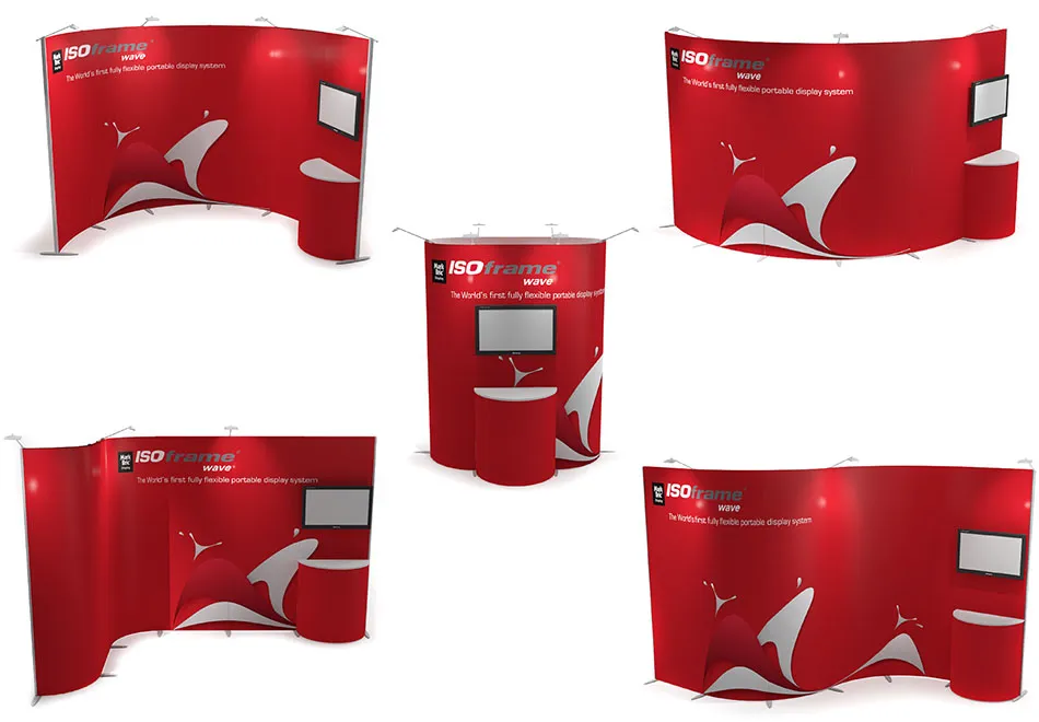 Tvarování výstavní stěny ISOframe