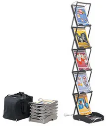 Stojany na prospekty skládací