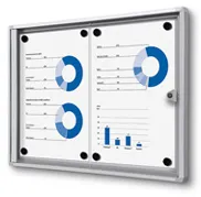 Informační vitríny do interiéru s plechovými zády