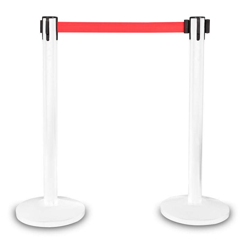 Vymezovací sloupek Premium white red