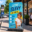 Venkovní reklamní stěna Shape