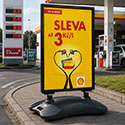 Venkovní reklamní poutač Windstorm