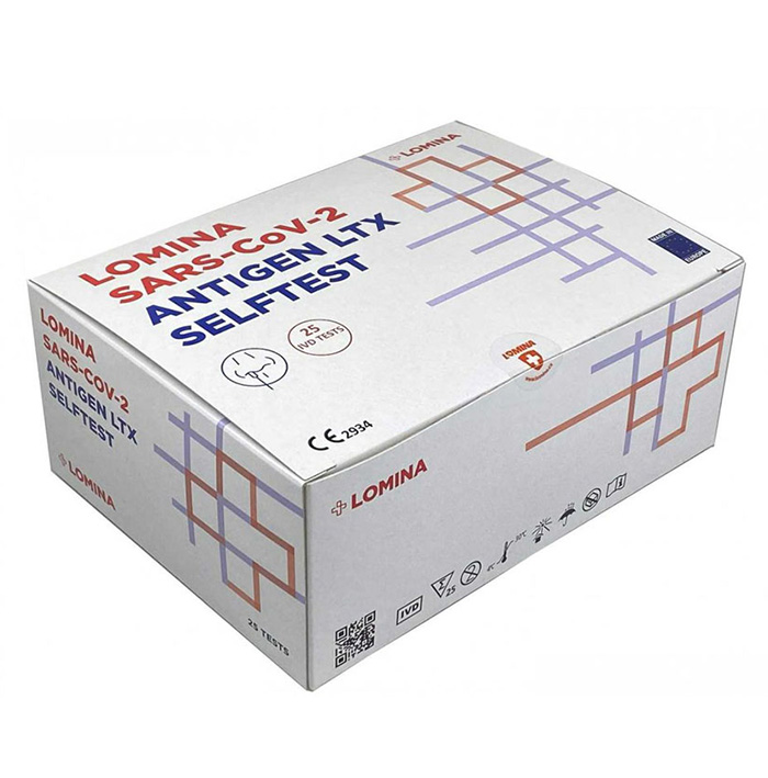 Antigenní test z nosu LOMINA SARS-CoV-2 Antigen LTX selftest - 300 ks ...