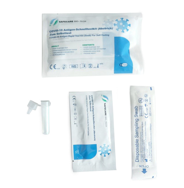 Safecare Biotech Hangzhou COVID19 Antigen Rapid Test Kit Swab 1 ks