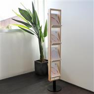 Dřevěný stojan na katalogy Compact Wood