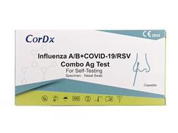 CorDx Influenza A+B / Covid-19 / RSvirus Combo AG test 4v1 - 1 ks