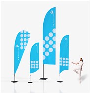 Muší křídla - bowflag - beachflag - expresní dodání