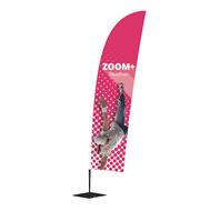 Reklamní vlajka Zoom Feather