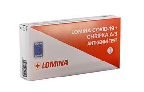 Lomina antigenní test kombo SARS-CoV-2 a chřipka A/B z nosu 1 ks