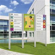 Orientační venkovní tabule Signcode