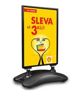 Venkovní reklamní poutač Windstorm black