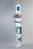 Stojan na prospekty Magic zip silver base