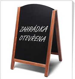 Dřevěná reklamní áčka Dřevěná reklamní áčka