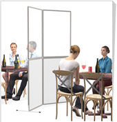 Dělící clony a stěny Dělící clony a stěny